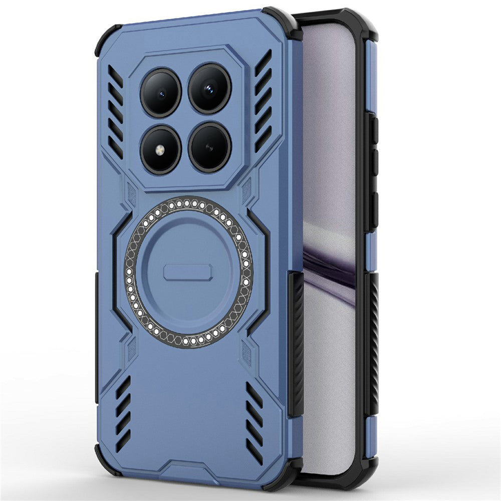 MagSafe-fodral för Xiaomi Poco M8 Pro / Redmi Note 15 Pro+ 5G, Techsuit, ArmorMag, Blå