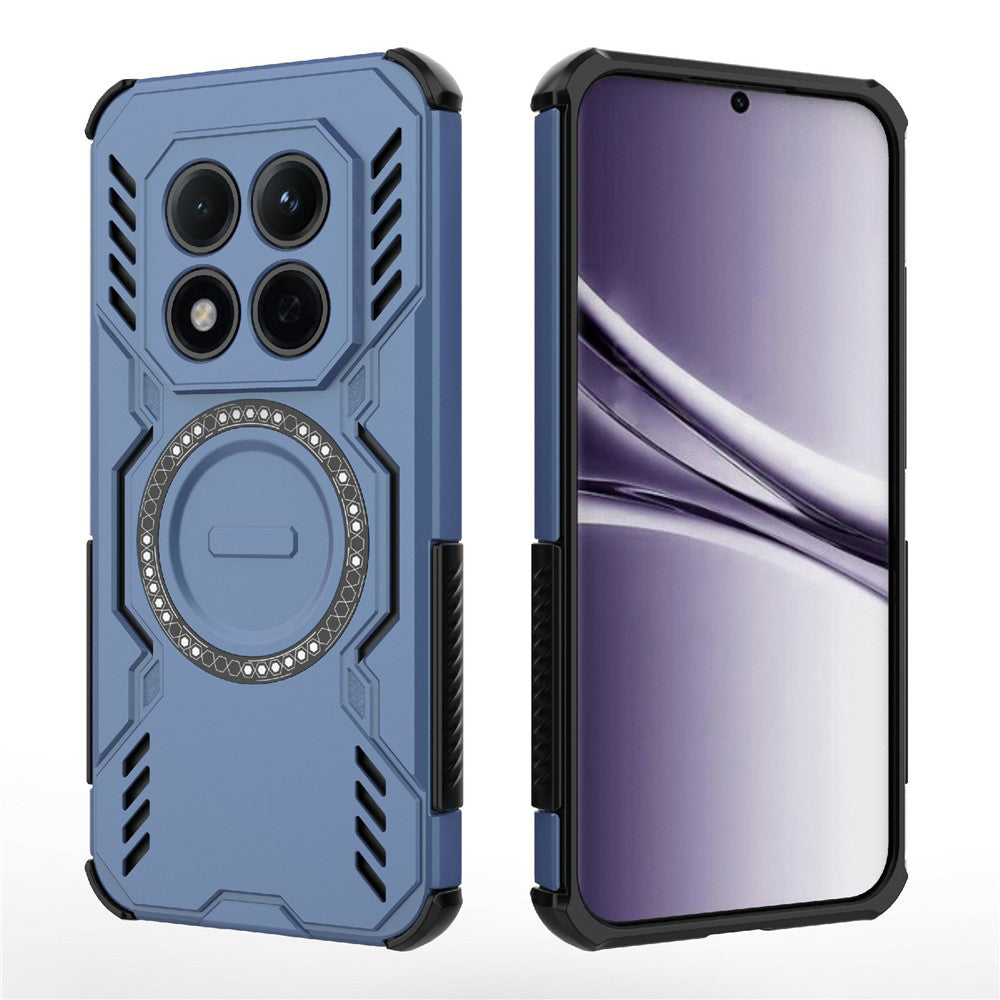 MagSafe-fodral för Xiaomi Poco M8 Pro / Redmi Note 15 Pro+ 5G, Techsuit, ArmorMag, Blå