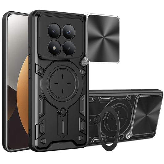 Fodral för Xiaomi Poco M8 Pro / Redmi Note 15 Pro+ 5G, Techsuit, CamGuard Pro, Svart