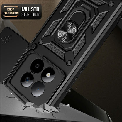 Skyddsfodral för Xiaomi Poco M8 Pro / Redmi Note 15 Pro+ 5G, Techsuit, CamShield, Blå