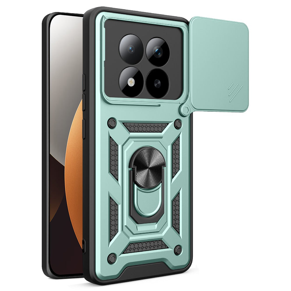Fodral för Xiaomi Poco M8 Pro / Redmi Note 15 Pro+ 5G, Techsuit, CamShield, Grön