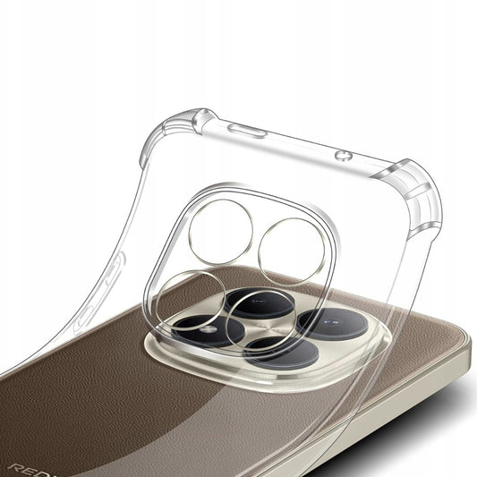 Skyddsfodral för Xiaomi Poco M8 Pro / Redmi Note 15 Pro+ 5G, Techsuit, Stötsäkert Klart, Transparent