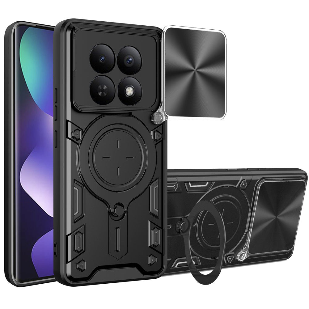 Fodral för Xiaomi Poco M8 / Redmi Note 15 5G / Note 15 4G, Techsuit, CamGuard Pro, Svart
