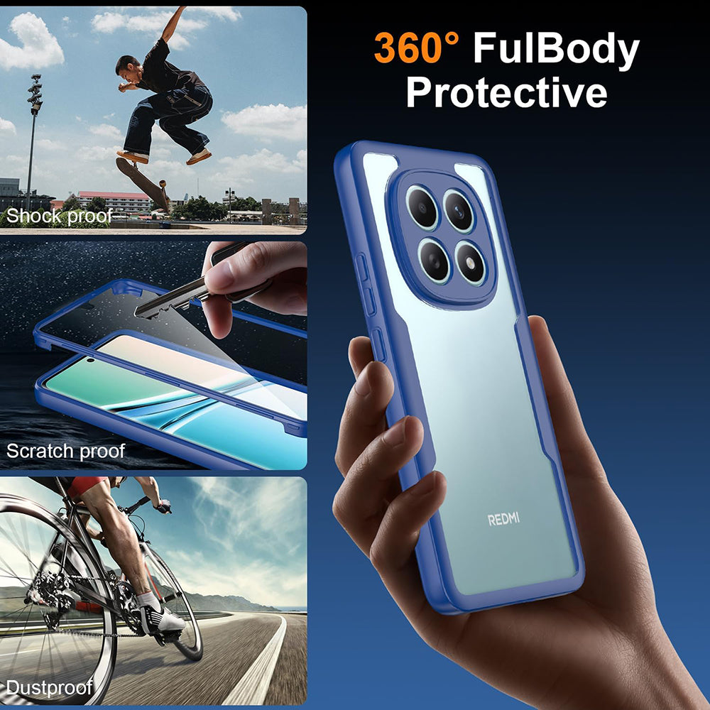 Skyddsfodral för Xiaomi Poco M8 / Redmi Note 15 5G, Techsuit, ColorVerse 360, Blå