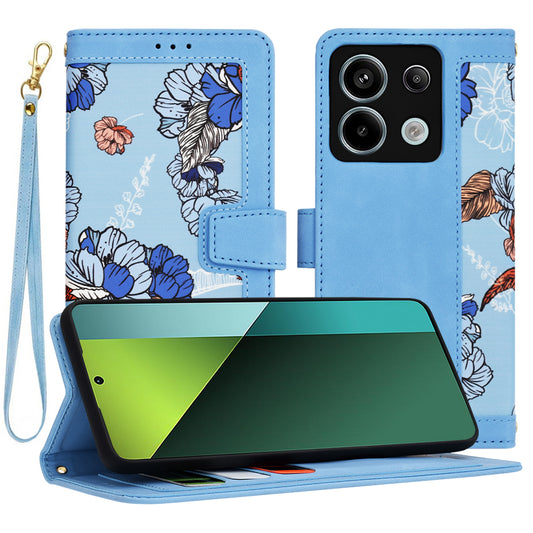 Fodral för Xiaomi Poco X6 / Note 13 Pro 5G, Techsuit, FlipCraft, Blå
