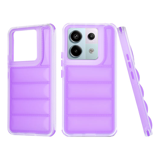 Fodral för Xiaomi Poco X6 / Note 13 Pro 5G, Techsuit, Wave Shield, Lila