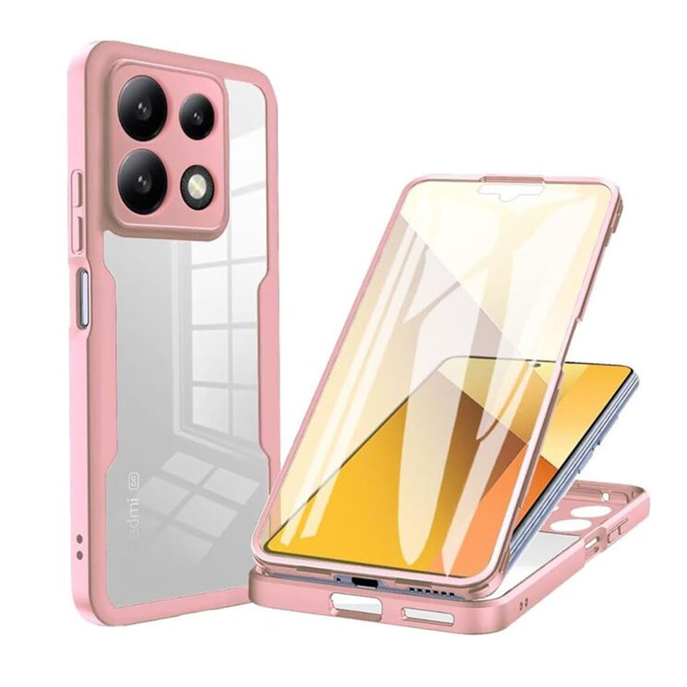 Fodral för Xiaomi Poco X6 Pro, Techsuit, ColorVerse 360, Rosa