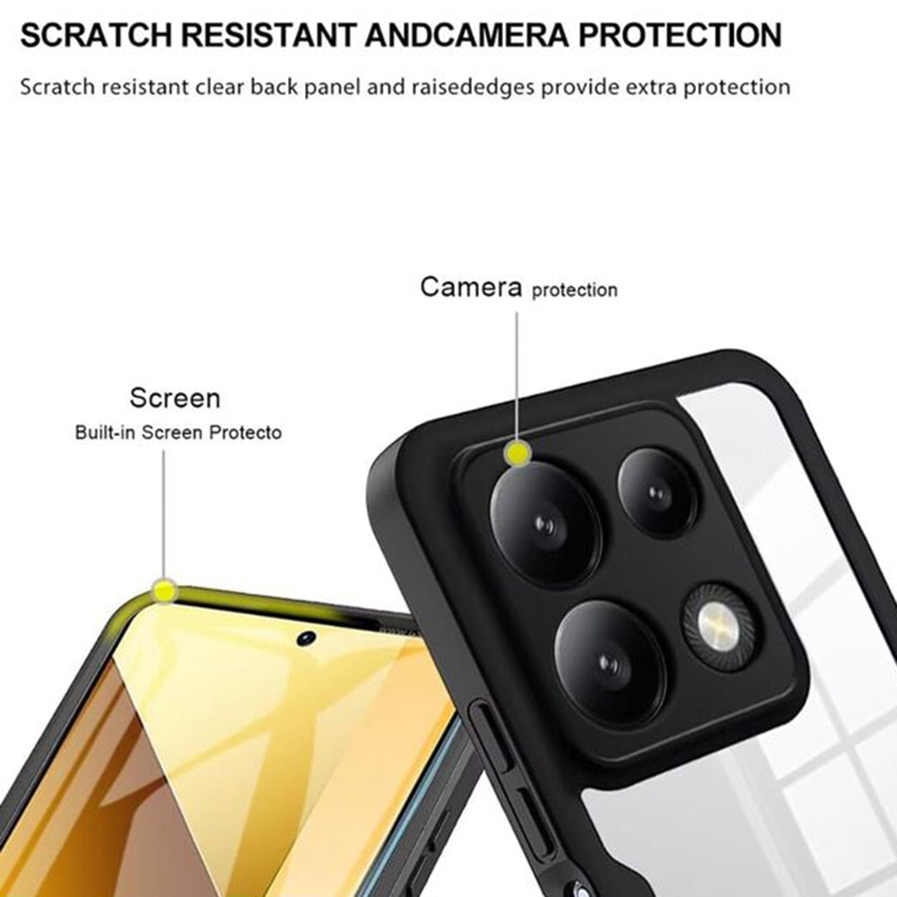 Fodral för Xiaomi Poco X6 Pro, Techsuit, ColorVerse 360, Rosa