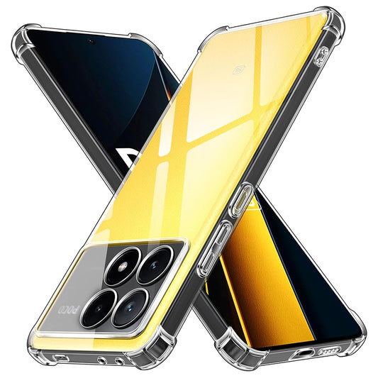 Fodral för Xiaomi Poco X6 Pro, Techsuit, Stötsäker Klar, Transparent