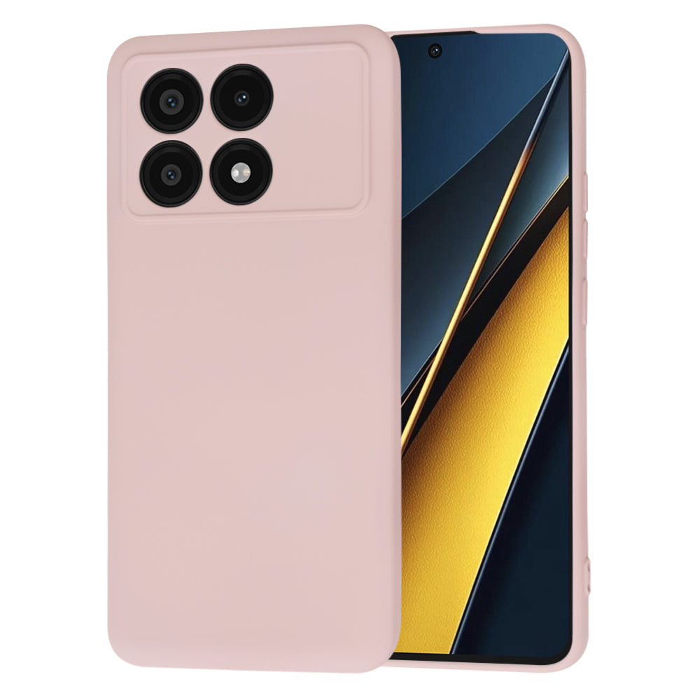 Fodral för Xiaomi Poco X6 Pro, Techsuit, SoftFlex, Rosa