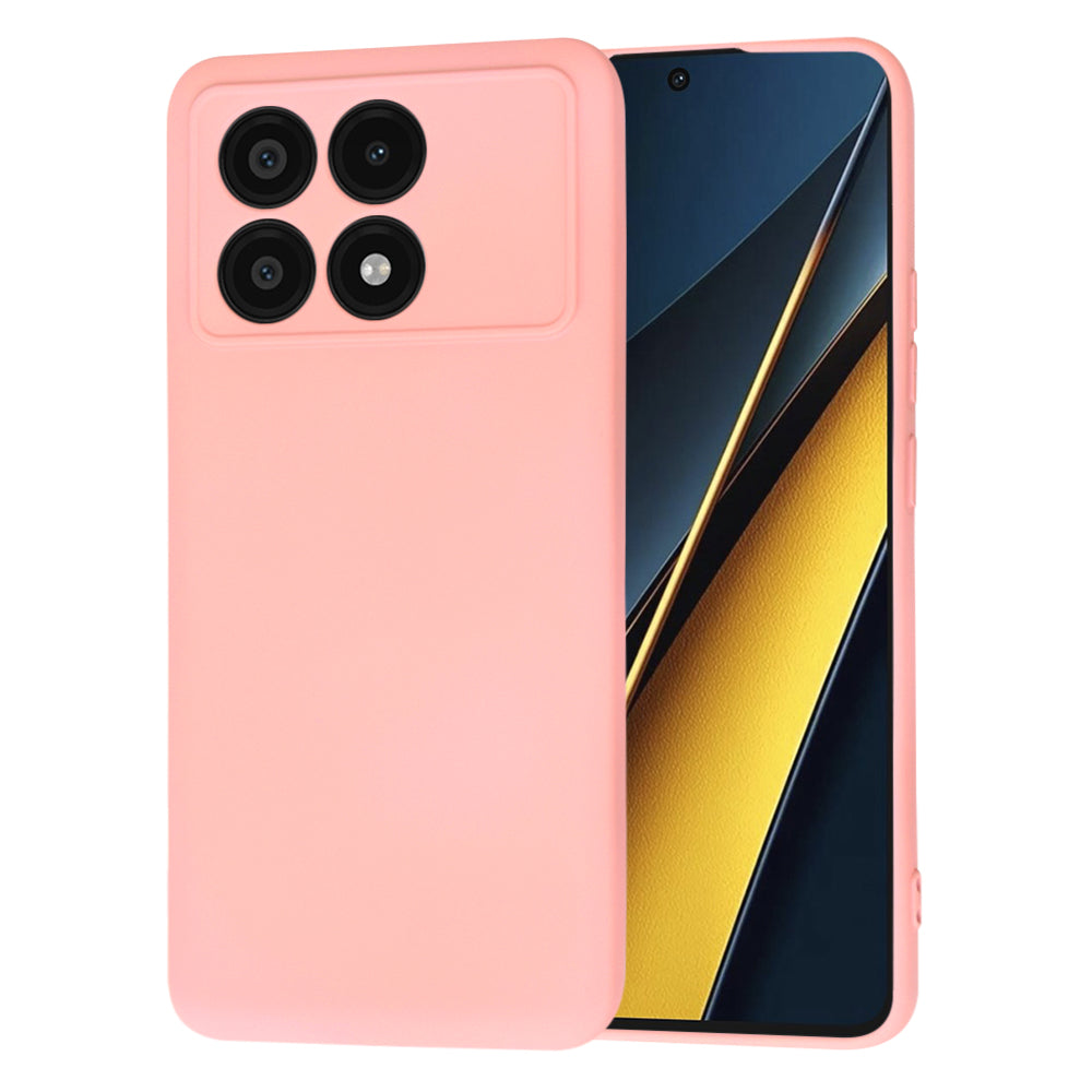 Fodral för Xiaomi Poco X6 Pro, Techsuit, SoftFlex, Ljusrosa