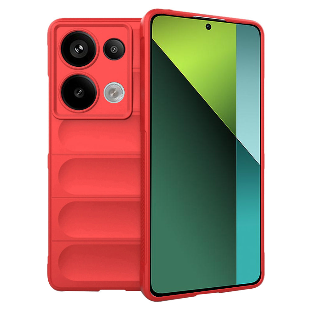 Fodral för Xiaomi Poco X6 / Redmi Note 13 Pro 5G, Techsuit, Magic Shield, Röd