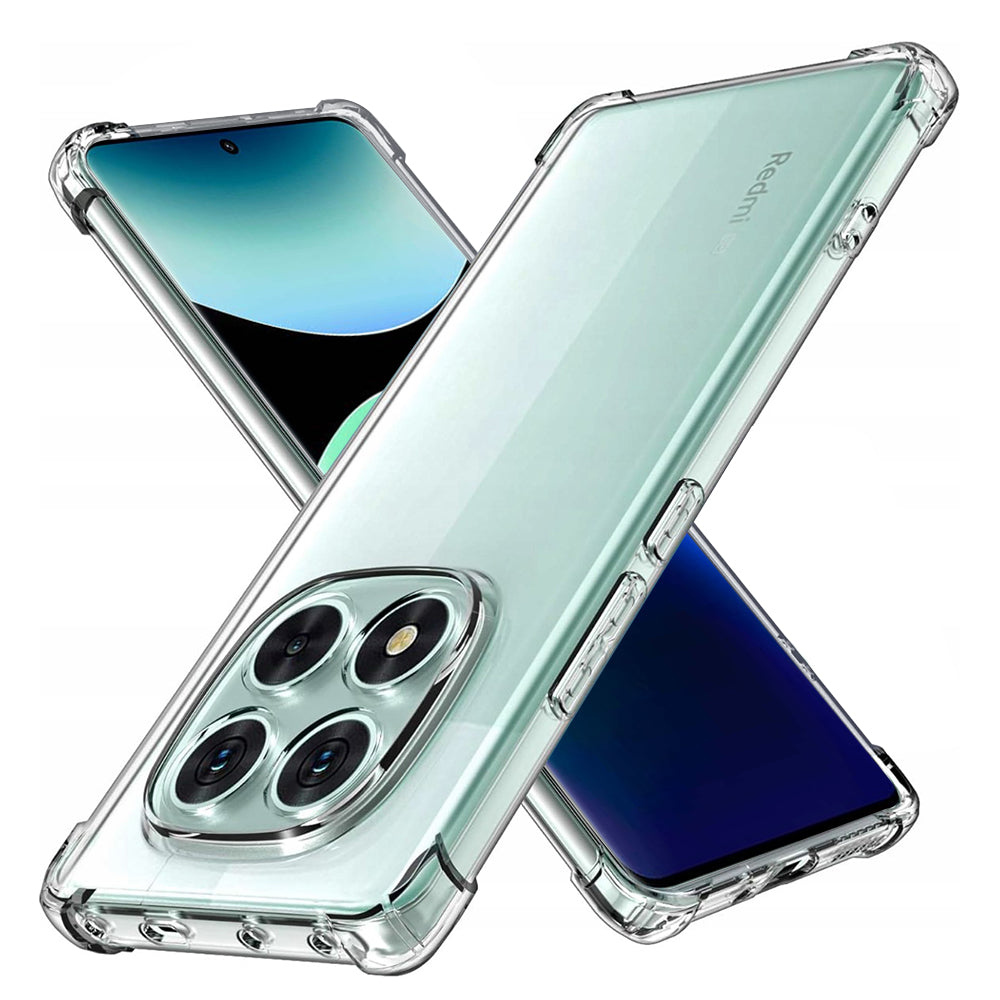 Fodral för Xiaomi Poco X7 / Note 14 Pro 5G, Techsuit, Stötsäker Klar, Transparent