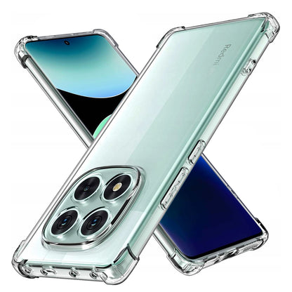 Fodral för Xiaomi Poco X7 / Note 14 Pro 5G, Techsuit, Stötsäker Klar, Transparent