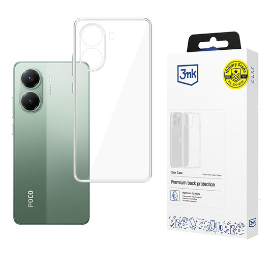 Fodral för Xiaomi Poco X7 Pro, 3MK, Clear, Transparent