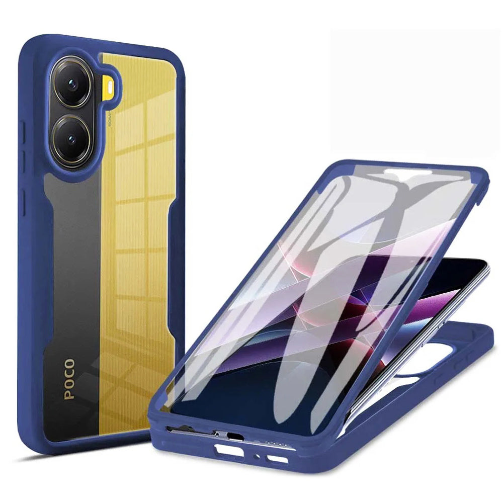 Fodral för Xiaomi Poco X7 Pro, Techsuit, ColorVerse 360, Blå