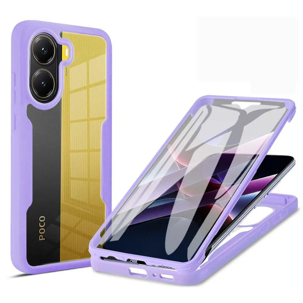 Fodral för Xiaomi Poco X7 Pro, Techsuit, ColorVerse 360, Lila