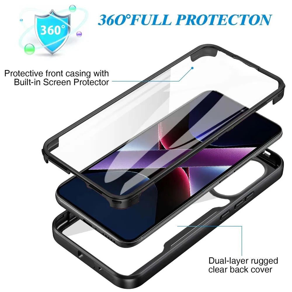 Fodral för Xiaomi Poco X7 Pro, Techsuit, ColorVerse 360, Lila