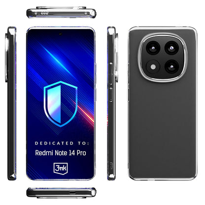 Fodral för Xiaomi Poco X7 / Redmi Note 14 Pro 5G, 3MK, Klar, Transparent
