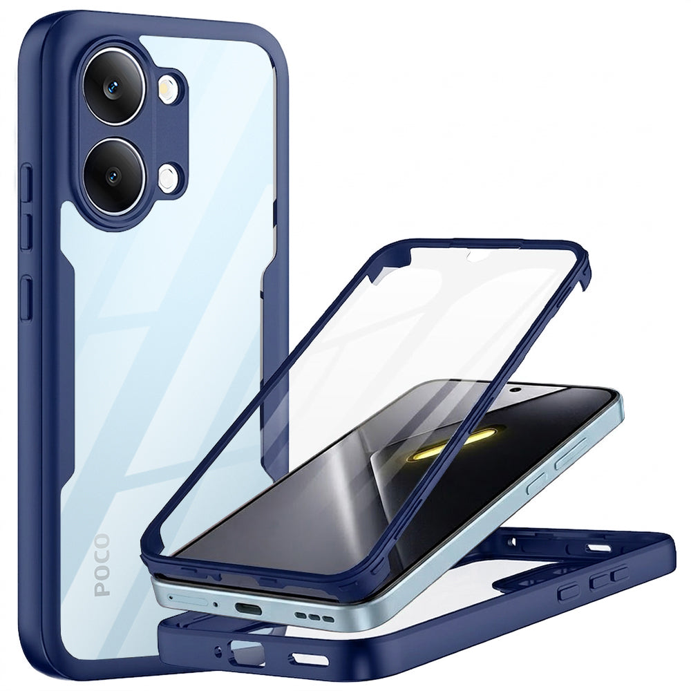Fodral för Xiaomi Poco X8 Pro Max, Techsuit, ColorVerse 360, Blå