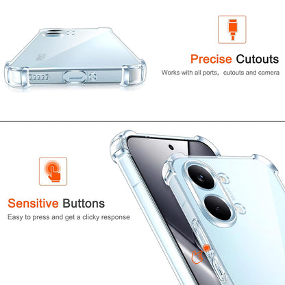 Skyddsfodral för Xiaomi Poco X8 Pro Max, Techsuit, Shockproof Clear, Transparent