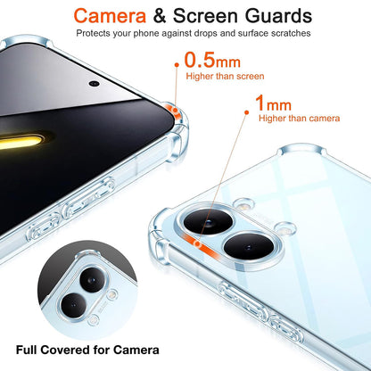 Skyddsfodral för Xiaomi Poco X8 Pro Max, Techsuit, Shockproof Clear, Transparent