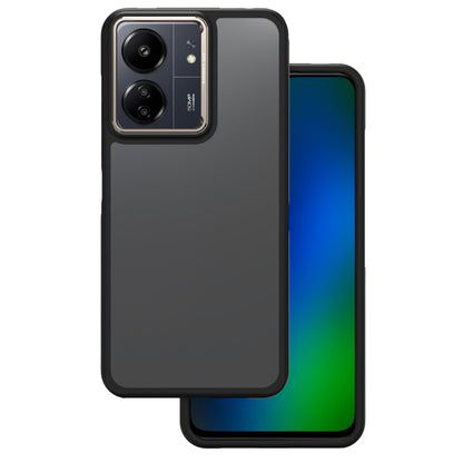Fodral för Xiaomi Poco M6 / Redmi 13C 5G, OEM, Crystal Black, Grå