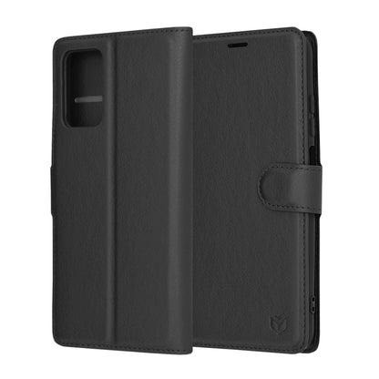 Case for Xiaomi Redmi 10 2022 / 10 (2021), Techsuit, Leather Folio, Black