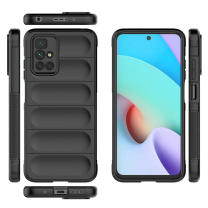 Fodral för Xiaomi Redmi 10 2022 / 10 (2021), Techsuit, Magic Shield, Svart