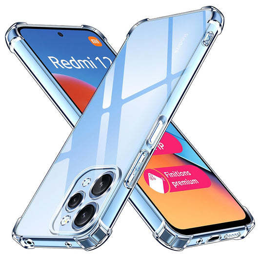 Fodral för Xiaomi Redmi 12 5G / 12, Techsuit, Stötsäker Klar, Transparent