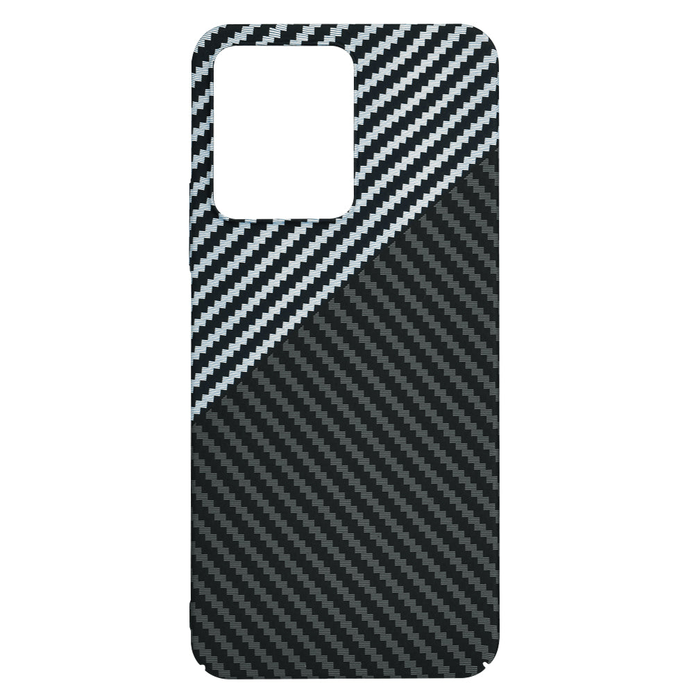 Fodral för Xiaomi Redmi 13C 5G / 13C / Poco C65, Techsuit, Carbonite FiberShell, Svart Grå