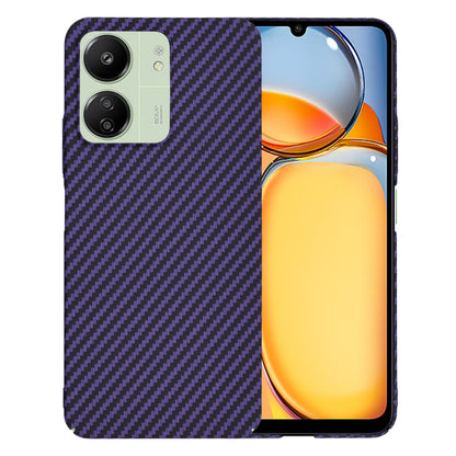 Fodral för Xiaomi Redmi 13C 5G / 13C / Poco C65, Techsuit, Carbonite FiberShell, Lila