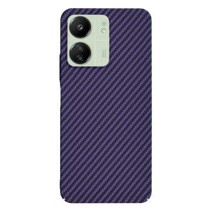 Fodral för Xiaomi Redmi 13C 5G / 13C / Poco C65, Techsuit, Carbonite FiberShell, Lila