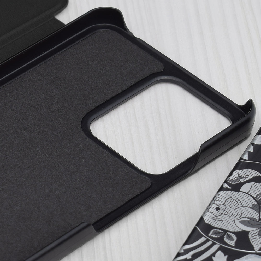 Fodral för Xiaomi Redmi 13C 5G / 13C / Poco C65, Techsuit, eFold, Svart