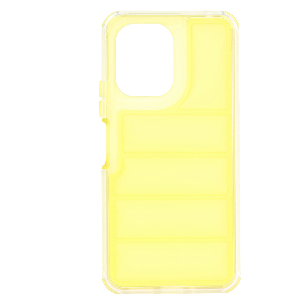 Fodral för Xiaomi Redmi 13C 5G / 13C / Poco C65, Techsuit, Wave Shield, Gul