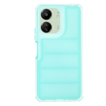 Fodral för Xiaomi Redmi 13C 5G / 13C / Poco C65, Techsuit, Wave Shield, Turkos