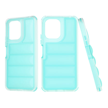Fodral för Xiaomi Redmi 13C 5G / 13C / Poco C65, Techsuit, Wave Shield, Turkos