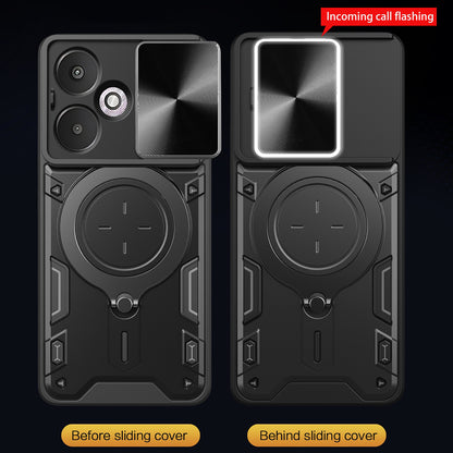 Fodral för Xiaomi Redmi 13C 5G, Techsuit, CamGuard Pro, Blå