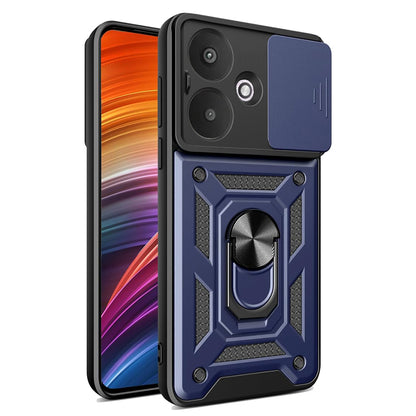 Fodral för Xiaomi Redmi 13C 5G, Techsuit, CamShield, Blå