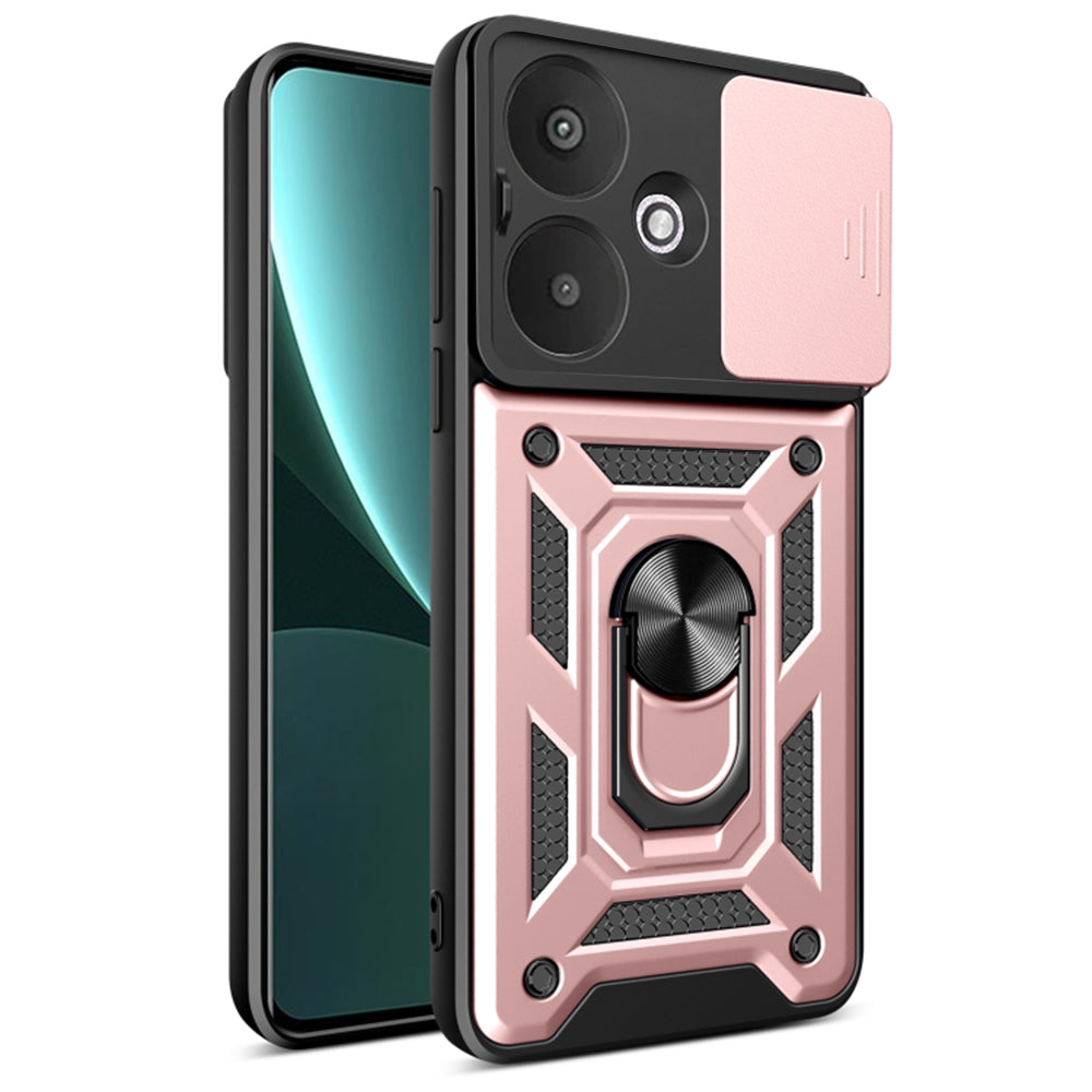 Fodral för Xiaomi Redmi 13C 5G, Techsuit, CamShield, Rosa
