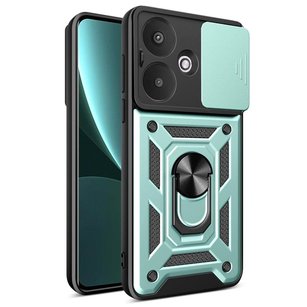 Fodral för Xiaomi Redmi 13C 5G, Techsuit, CamShield, Grön