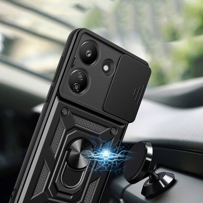 Fodral för Xiaomi Redmi 13C 5G, Techsuit, CamShield, Grön