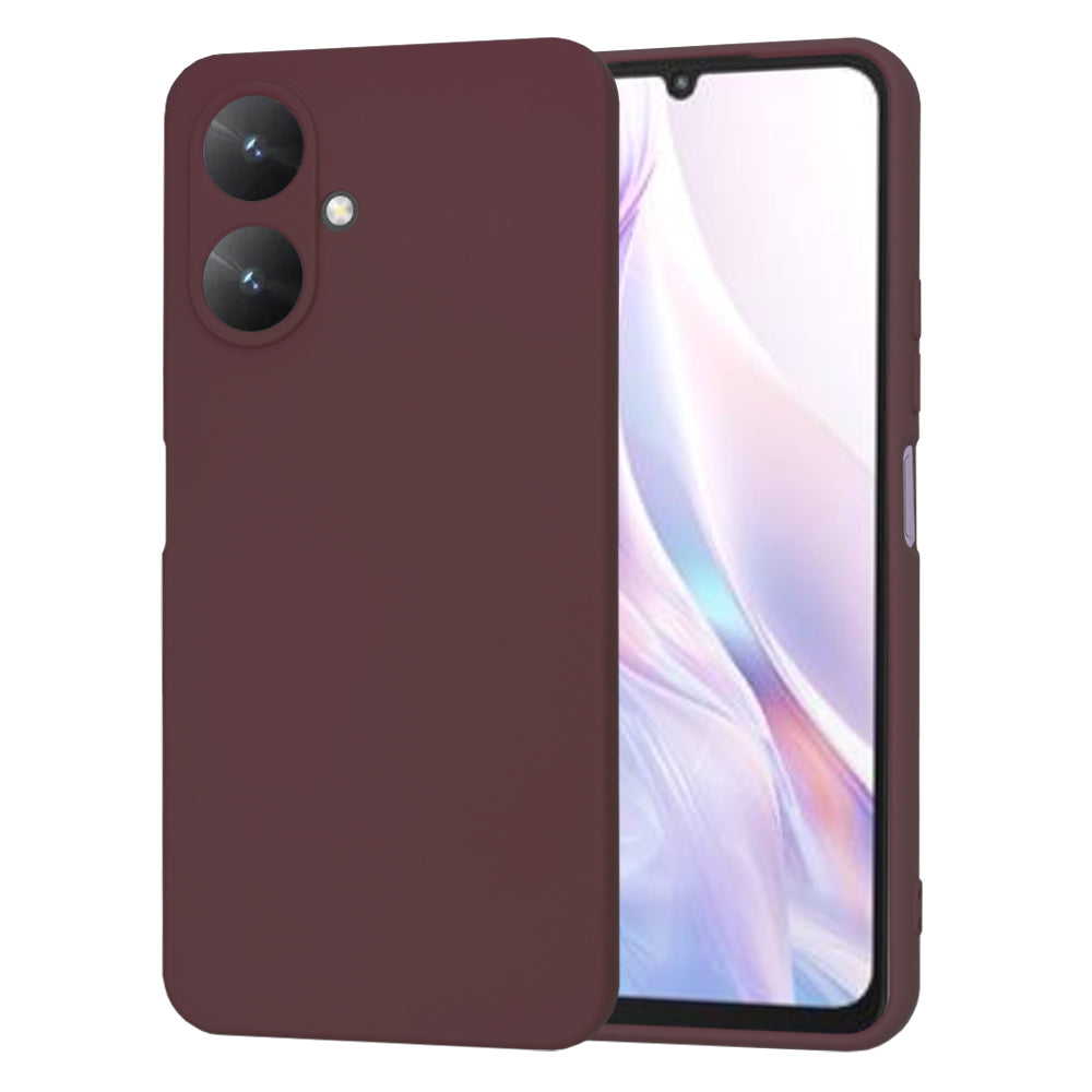Fodral för Xiaomi Redmi 13C 5G, Techsuit, SoftFlex, Vinröd