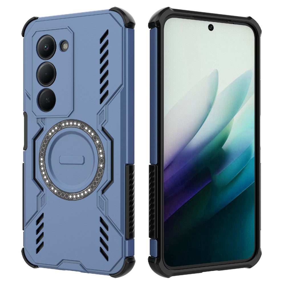 Fodral för Xiaomi Redmi 15 5G / 15 4G, Techsuit, ArmorMag, Blå