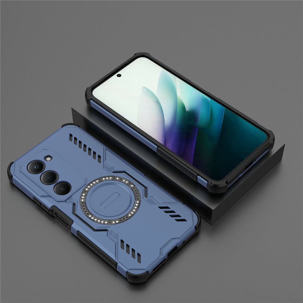 Fodral för Xiaomi Redmi 15 5G / 15 4G, Techsuit, ArmorMag, Blå