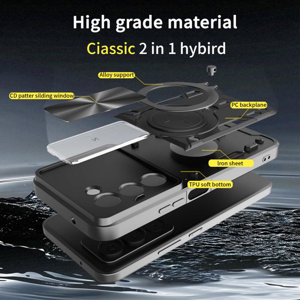 Skyddsfodral för Xiaomi Redmi 15 5G / 15 4G, Techsuit, CamGuard Pro, Lila