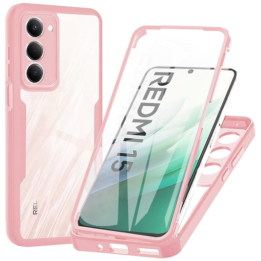 Fodral för Xiaomi Redmi 15 5G / 15 4G, Techsuit, ColorVerse 360, Rosa