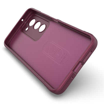 Fodral för Xiaomi Redmi 15 5G / 15 4G, Techsuit, Magic Shield, Vinröd
