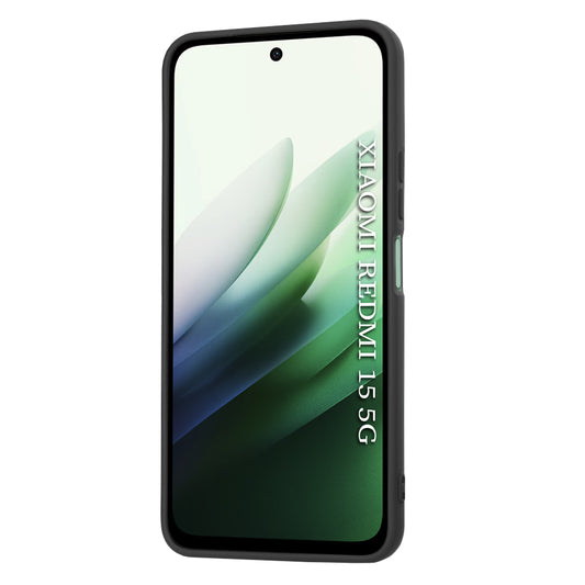 Fodral för Xiaomi Redmi 15 5G / 15 4G, Techsuit, SoftFlex, Svart