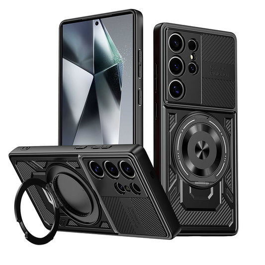 Fodral för Xiaomi Redmi 15C 5G / 15C 4G, Techsuit, RuggedCam, Svart
